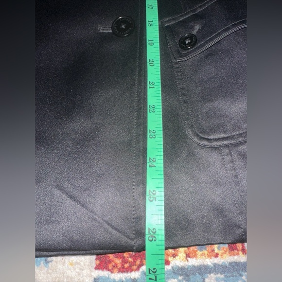 Lauren Ralph Lauren Short Trench Double Breasted Sz M w Belt - Picture 12 of 12